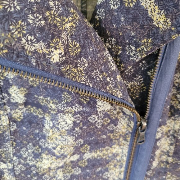 Sandwich Steel Blue and Cream Abstract Print Jacket EU 36/US 6 - Picture 4 of 16